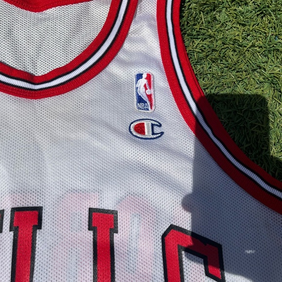 Vintage Champion Chicago Bulls Michael Jordan 45 Jersey - Picture 4 of 7